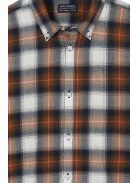 Mayoral barna kockás, hosszú ujjú fiú ing – 128 cm