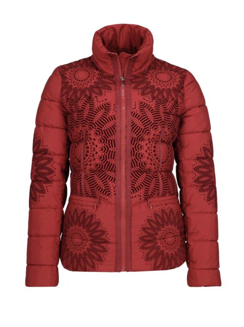 Desigual Komoderi piros női téli dzseki – 36 EU