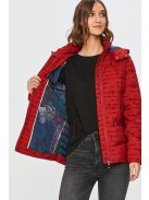 Desigual Natasha piros női téli dzseki – M