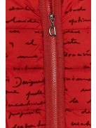 Desigual Natasha piros női téli dzseki – M