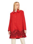 Desigual Gaia piros női szövet kabát – 40 EU