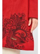 Desigual Gaia piros női szövet kabát – 40 EU
