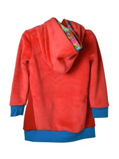   Rosalita Clare jácintpiros, kapucnis plüss lány ruha – 98 cm