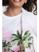 Desigual Jackson fehér, trópusi mintás lány ing – 5-6 év