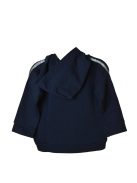 Benetton sötétkék, kapucnis lány cipzáras felső – 68 cm