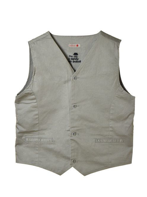 Boboli szürke fiú mellény