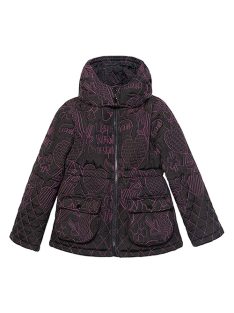 Desigual Clementina fekete lány téli kabát – 7-8 év