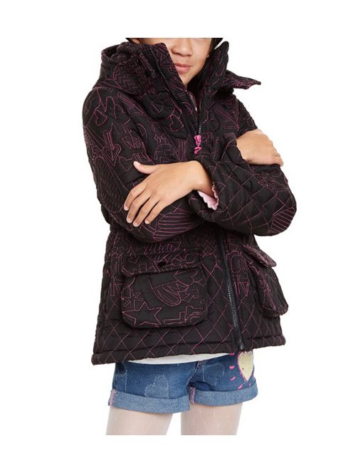 Desigual Clementina fekete lány téli kabát – 7-8 év