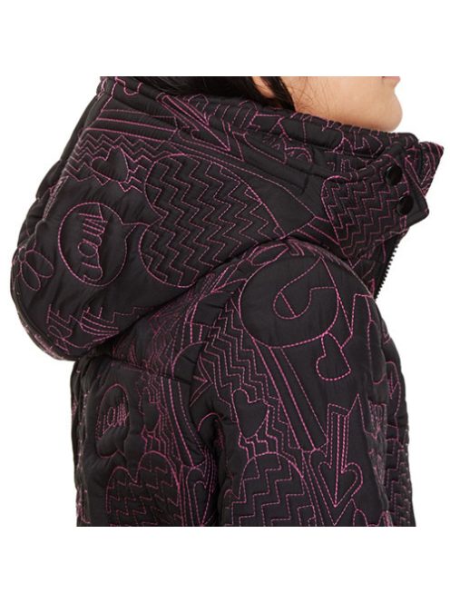 Desigual Clementina fekete lány téli kabát – 7-8 év