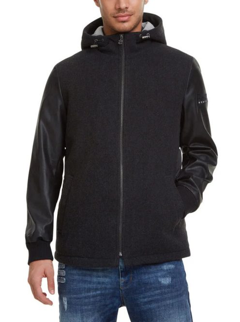 Desigual Aranldo fekete férfi kabát – M
