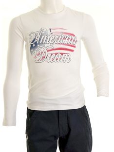Gatti American fehér, hosszú ujjú lány póló