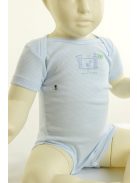 Grain de Blé kék mintás baba body – 67 CM