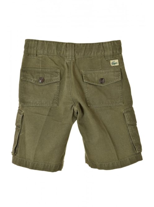 Lacoste khaki, cargo zsebes fiú rövidnadrág