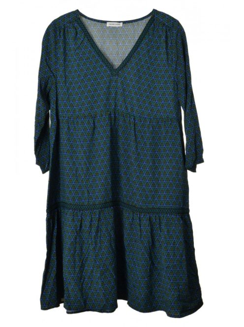 Cache Cache sötétzöld, virágmintás női ruha – 36