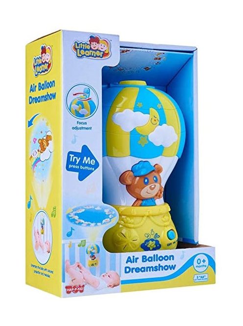 Little Learner zenélő projektor légballon babáknak – 18x26 cm