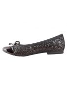 Jana fekete, csillogó női balerina cipő -36
