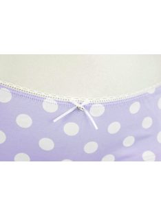 Sanetta lila, pöttyös, francia lány bugyi