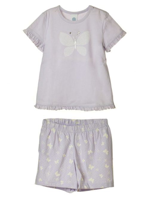 Sanetta lila, pillangós lány pizsama – 92