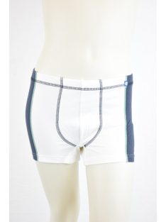 Sanetta fehér, szürkéskék, hip-short fiú alsó