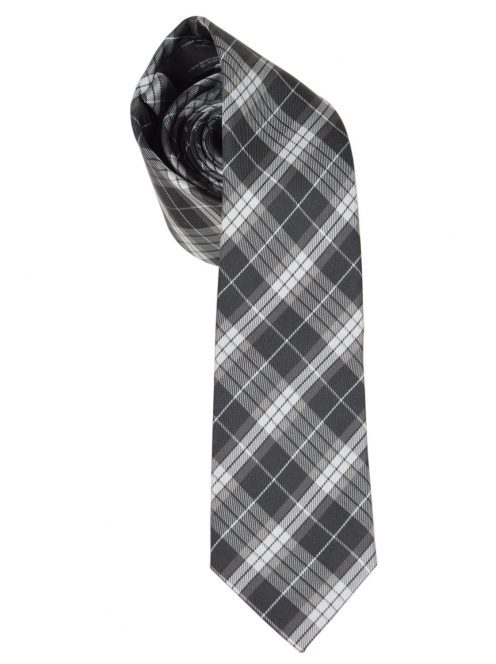 s. Oliver szürke kockás gyerek nyakkendő – 2-es méret