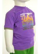 s. Oliver Safari Adventure lila bébi fiú póló