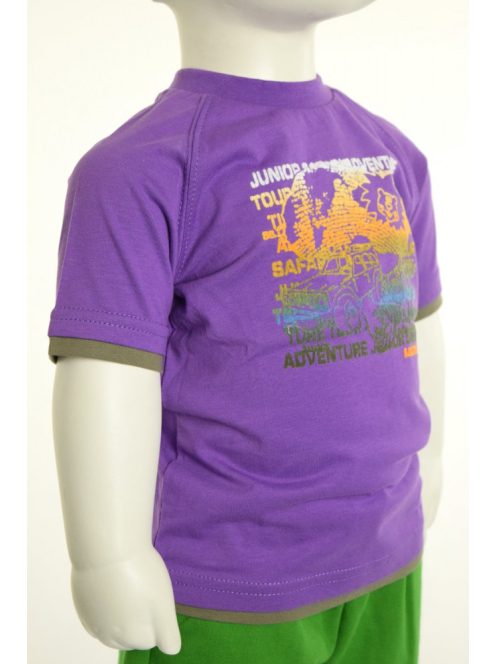 s. Oliver Safari Adventure lila bébi fiú póló – 74