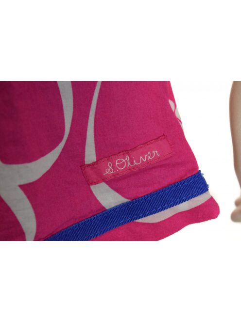 s. Oliver pink, virágmintás lány blúz