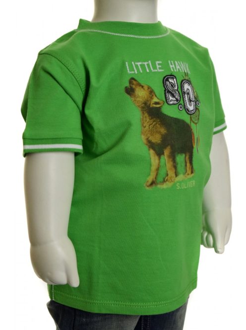 s. Oliver Little Hawk zöld fiú póló – 80