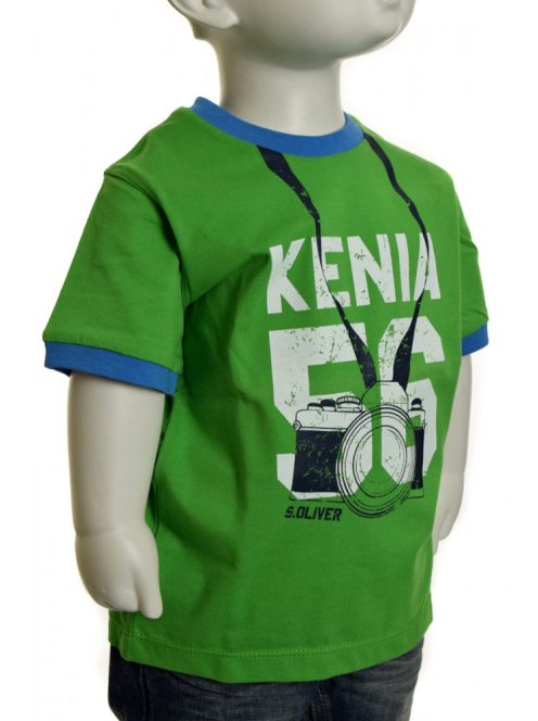 s. Oliver Kenia zöld fiú póló – 80