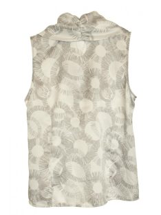 Selection ezüst, mintás női felső