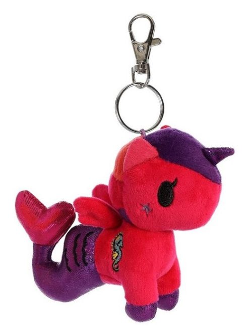Tokidoki lila plüss sellő unikornis kulcstartó – 11 cm
