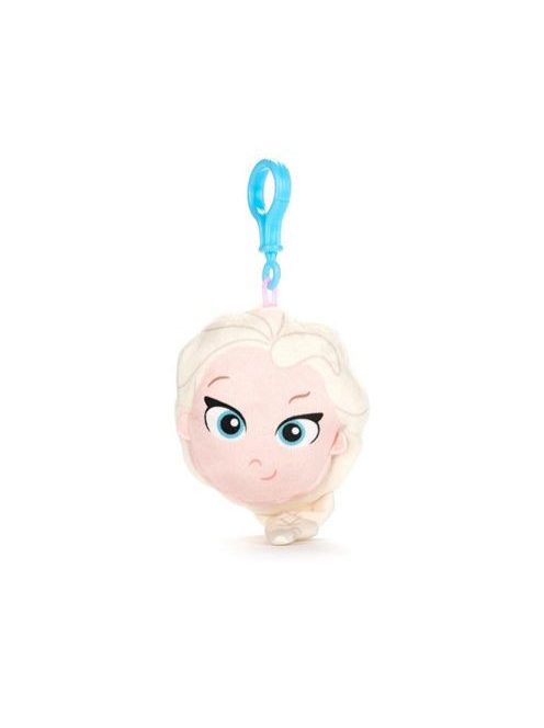 Jégvarázs Elsa fej bagclip plüss – 13 cm