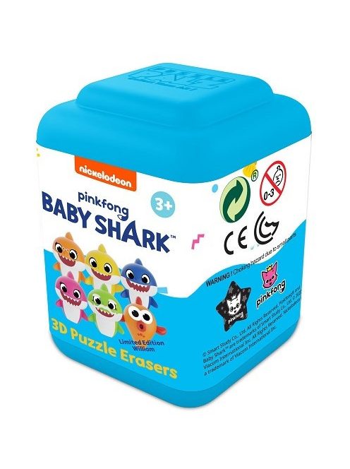 Baby Shark 3D puzzle radír meglepetés