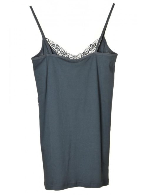 Vero Moda acélkék, hímzéses női top – L/XL