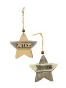 Xmas dekor csillagok – 9 cm