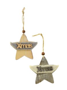 Xmas dekor csillagok – 9 cm