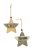 Xmas dekor csillagok – 9 cm