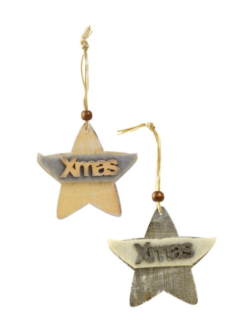 Xmas dekor csillagok – 9 cm