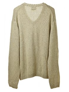 Gant barna v-nyakú férfi pulóver – 2XL