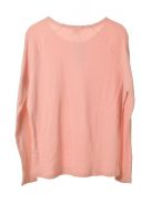 Gant rózsaszín, gombos nyakú női pulóver – XL