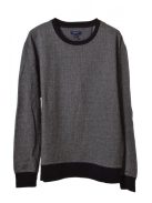 Gant sötétszürke mintás férfi pulóver – 2XL