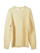 Gant krémszínű kötött férfi pulóver – 2XL