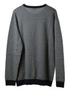 Gant sötétkék mintás férfi pulóver – 3XL