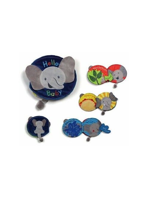 Baby Gund elefántos baba könyv – 18 cm