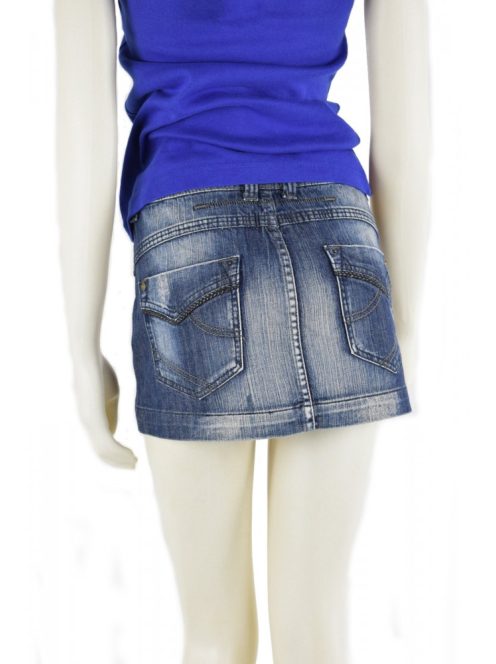 Benetton kék női farmer miniszoknya – 46 IT