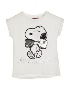Snoopy fehér lány póló