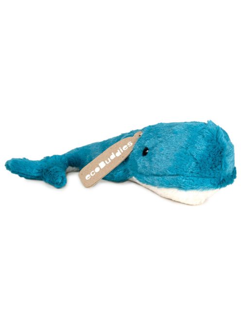 EcoBuddies kék bálna plüss – 30 cm