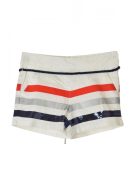 Boboli fehér, csíkos, flitteres lány short – 104