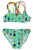 Boboli türkizzöld, kaktusz mintás lány bikini – 104