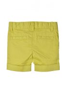 Boboli sárgászöld chino fiú rövidnadrág – 62